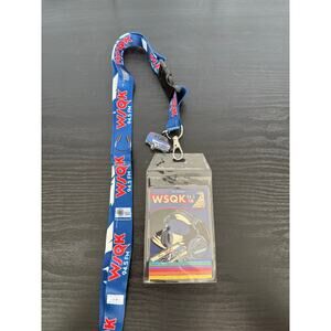 Stranger Things Season 5: WSQK The Eagle Lanyard & ID Sleeve NWT